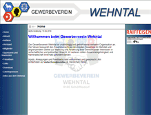 Tablet Screenshot of gvwehntal.ch